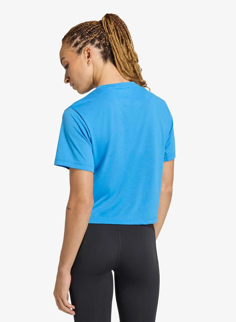 Adidas Train Essentials Big Logo Performance Training T-Shirt