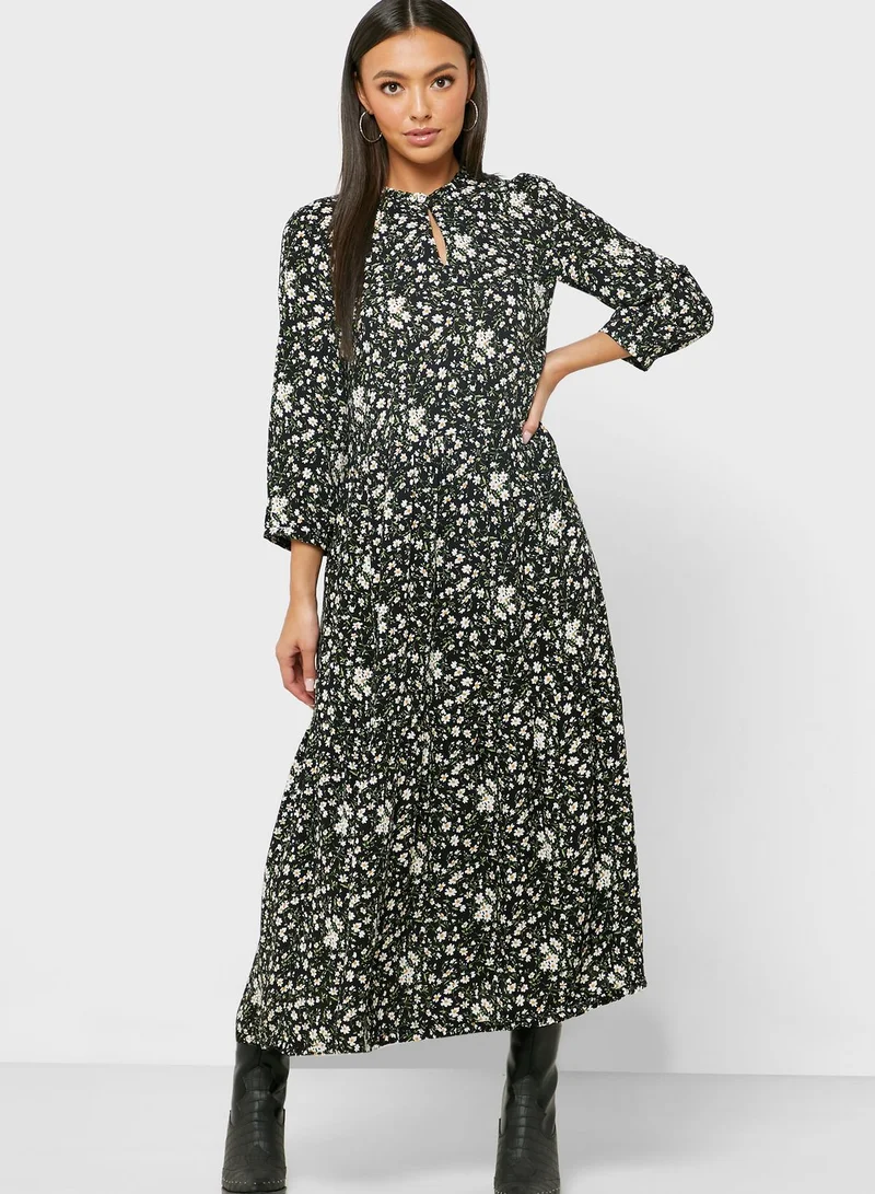 YAS Floral Print Dress