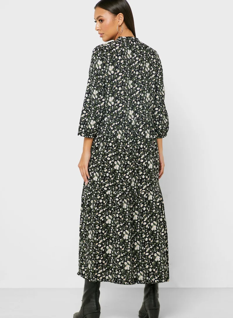 YAS Floral Print Dress