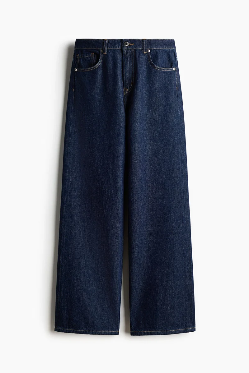 H&M  Wide High Jeans for Women | Best Price UAE