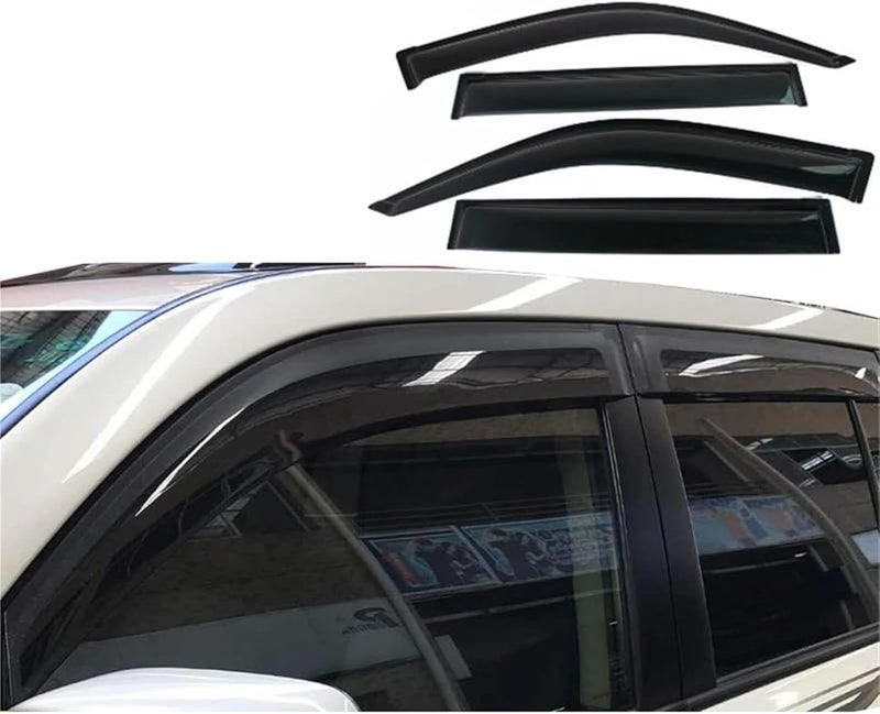 DEMULAX Weathershield Door Visor for Toyota Land Cruiser Prado 2003-2021 - Image 3