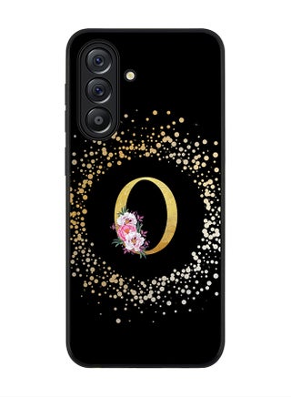 For Samsung Galaxy A36 5G Case,Slim fit Camera Protection, Shockproof Thin Phone cover  - Custom Monogram Floral - O ( Black ) - pzsku/ZFF864DCCD3770A2C444DZ/45/1747130371/d8d846c9-987a-42f6-9851-23888e77b661