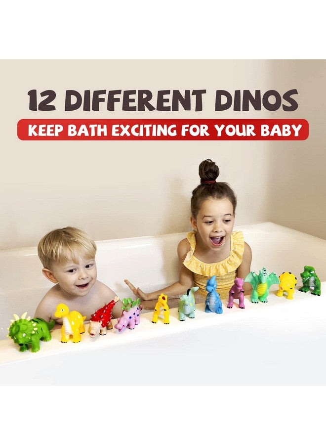 Hely Cancy Dinosaur Bath Toys - No Hole Bath Toys for Kids,Baby Bath Toys for Shower Water Pool Toys - Image 5