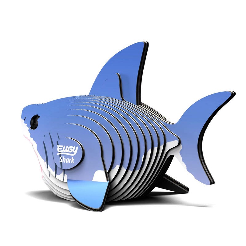 Eugy Shark 3D Puzzle - 24 Piece Eco-Friendly Educational Toy Puzzle for Boys, Girls & Kids Ages 6+ - Image 4
