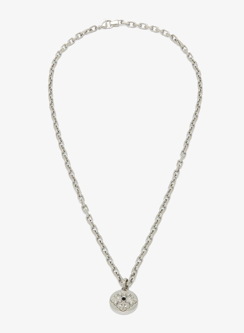 GUESS 26 Inch Savage Coin Charm Necklace - Image 1