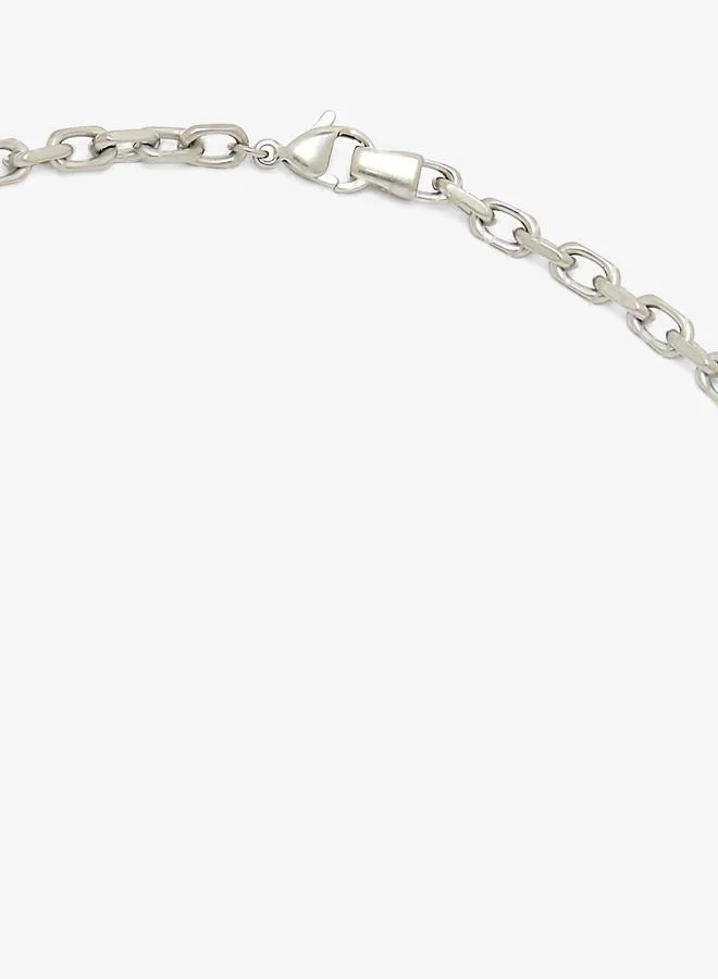 GUESS 26 Inch Savage Coin Charm Necklace