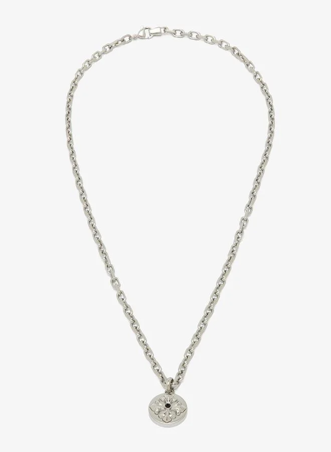 26 Inch Savage Coin Charm Necklace
