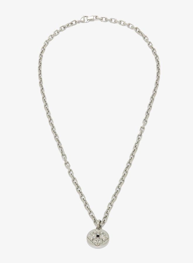 GUESS 26 Inch Savage Coin Charm Necklace - Image 1