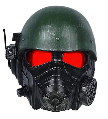 Xcoser خوذة قناع Xcoser Nexthops Veteran Ranger Riot Armor 4 للتنكر مصنوعة من الراتنج مع عدسات PVC حمراء على العينين - Image 1