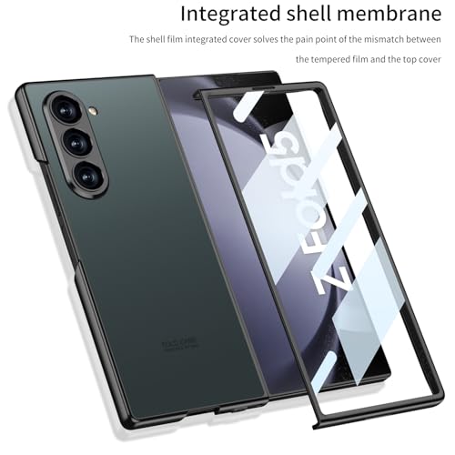 Midkart Anti-Fingerprint Case Compatible with Samsung Galaxy Z Fold 5 Release 2023 Matte Finish Smooth Touch and Independent Camera Protection Cover, Grey - Image 3