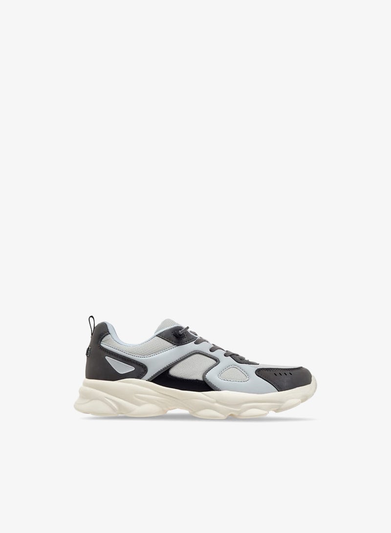 Lee Cooper Boy's Panelled Shoes with Lace-Up Closure - Image 1