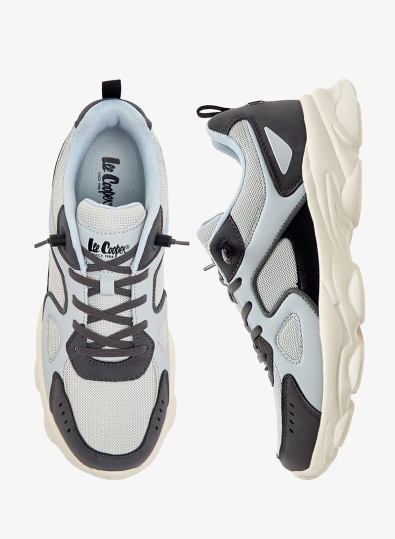 Lee Cooper Boy's Panelled Shoes with Lace-Up Closure - Image 3