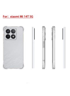 X-level Xiaomi 14T 5G Case,[Scratch Resistant] Crystal Clear Back Cover [Shock-Absorbing Corners] Shockproof Drop Proof Protective Phone Case Cover for Xiaomi 14T 5G  - Image 4