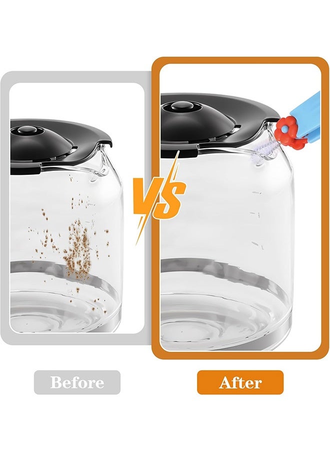 كوانتوم 6 فرشاة تنظيف غطاء الكأس PCS، 3 في 1 فرشاة تنظيف غطاء كأس متعدد الوظائف فرشاة تنظيف، فرشاة تنظيف الفتحات للزجاجات أماكن ضيقة - Image 4