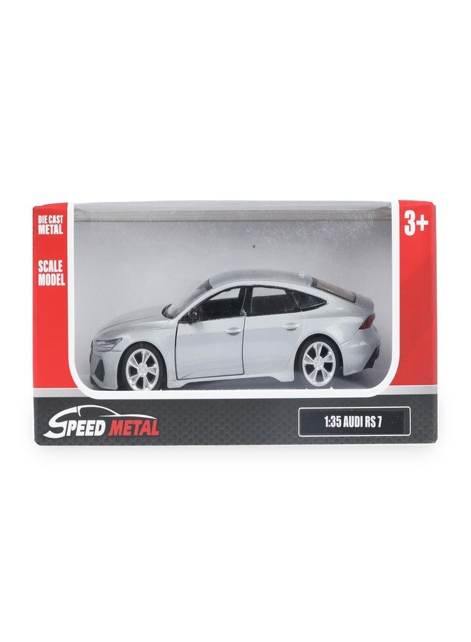 SMALL CLAP® Speed Metal 1:35 Audi RS 7 Diecast Openable Door Function for 3 Years & Above (Grey) - Image 5