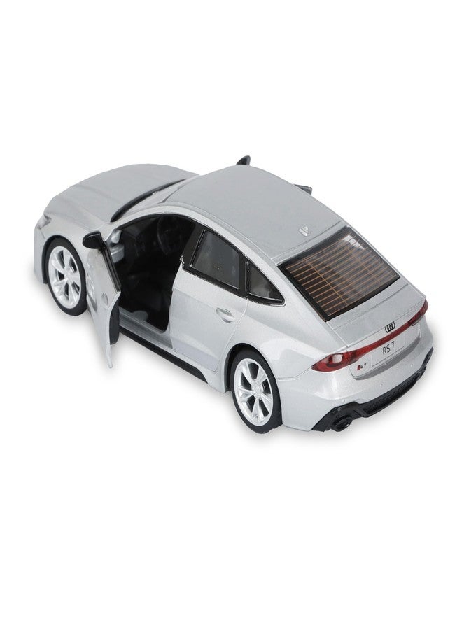 SMALL CLAP® Speed Metal 1:35 Audi RS 7 Diecast Openable Door Function for 3 Years & Above (Grey) - Image 4