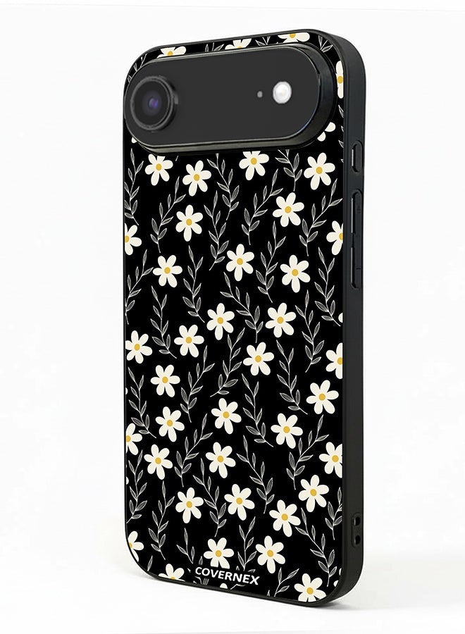 Covernex Apple iPhone 17 Air Protective Case Cover Printed Featuring Midnight Garden Tiny Daisy Pattern - Image 1