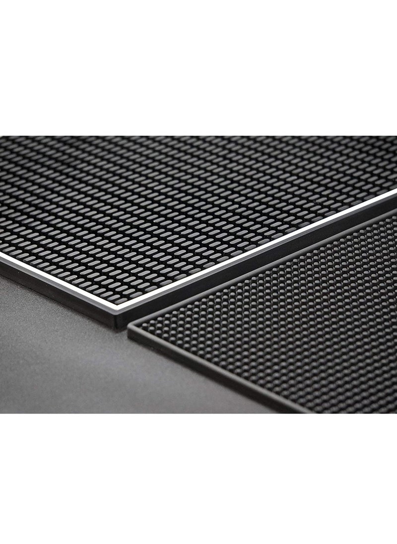 SYOSI - Bar Mat 18 x 12, Thick Durable and Stylish Bar Mat for Spills, Coffee Bar Mat Under Coffee Maker, Non Slip, Non-Toxic, Service Mat For Coffee, Bars, Restaurants and Counter Top - Image 1