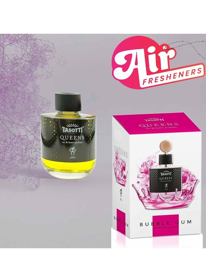TASOTTI Car Air Freshener Car Home Perfume High-Quality Smell 100 Ml QUEENS Bubble Gum Fragrance - Image 1