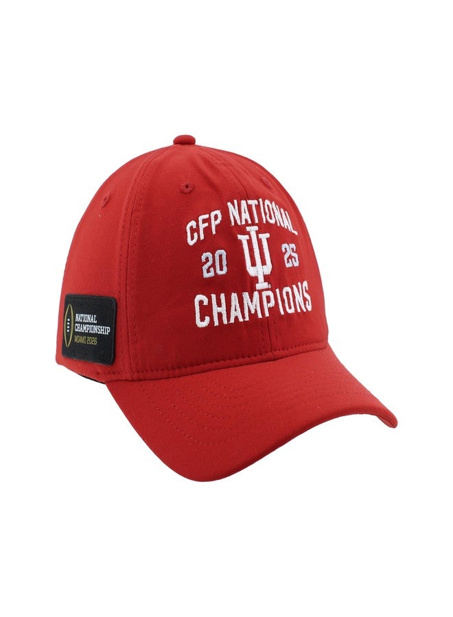 ZHATS Indiana Hoosiers National Champs 2025 Football Hat Dash Team Color Officially Licensed - Image 1