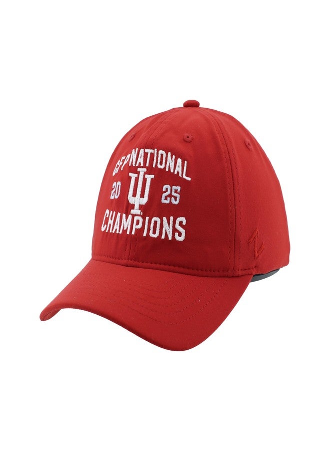 ZHATS Indiana Hoosiers National Champs 2025 Football Hat Dash Team Color Officially Licensed - Image 2