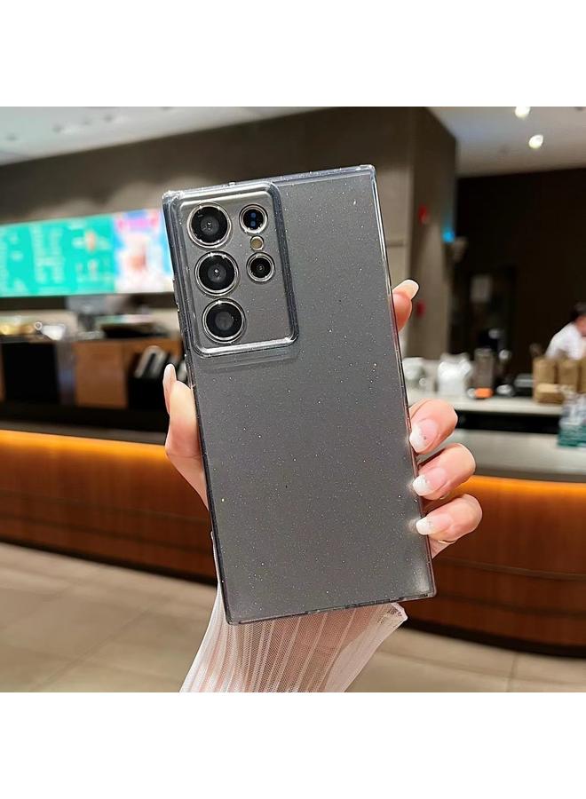 S-TOP Case For Samsung Galaxy S23 Ultra 5G Jelly Glitter Solid Color TPU Phone Case - Image 1