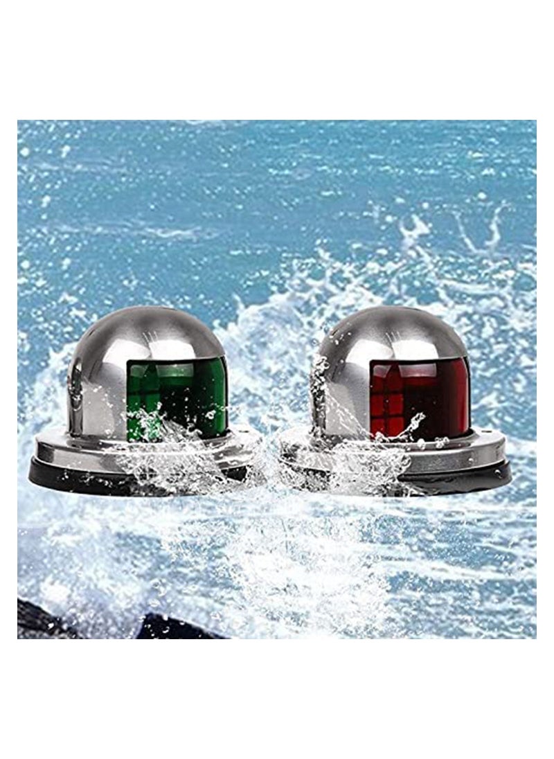 Generic - Deck Mounted Navigation Lights for Marine Use Easy Install LED Bow Side Port Starboard for Boats Yachts Pontoons DC 12V - Image 1