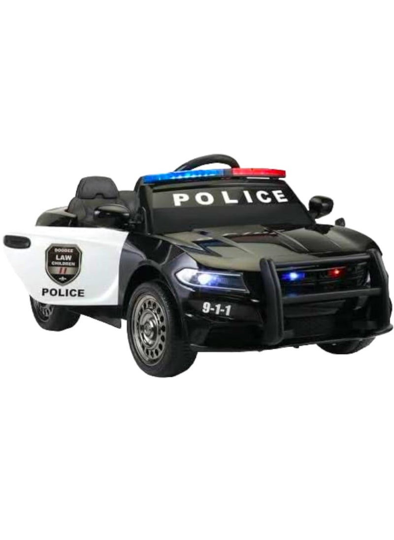 Rally Electric Ride On Police Car For Kids  With Remote Control For Children 3 to 8 years  - Image 2