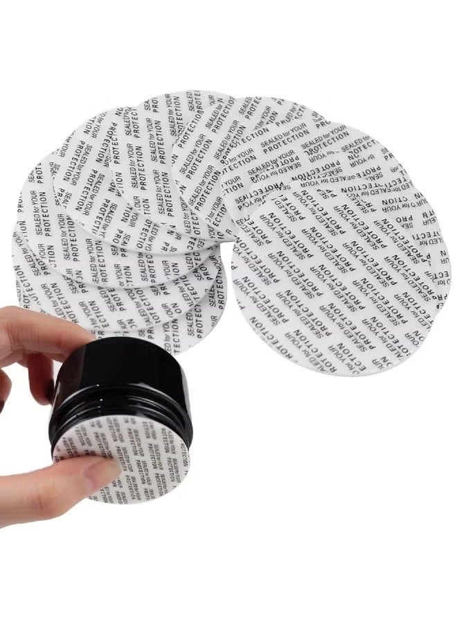 Pressure Sensitive Foam Cap Seals Pressure Sensitive Seal Cap Liner Sealing Waterproof Gasket  For Cosmetic Plastic Glass Bottle Flask Jar Lid Case Canning Vials Round 100pcs  - Image 4