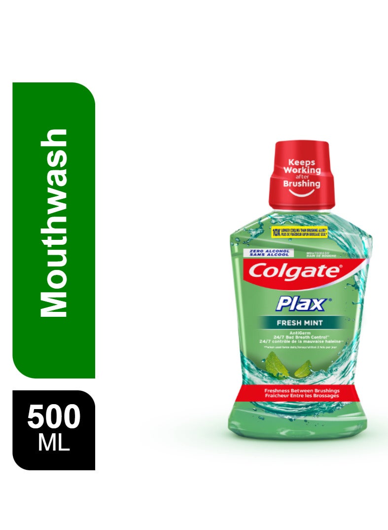 Colgate Plax Fresh Mint Mouthwash 500ml - Image 4