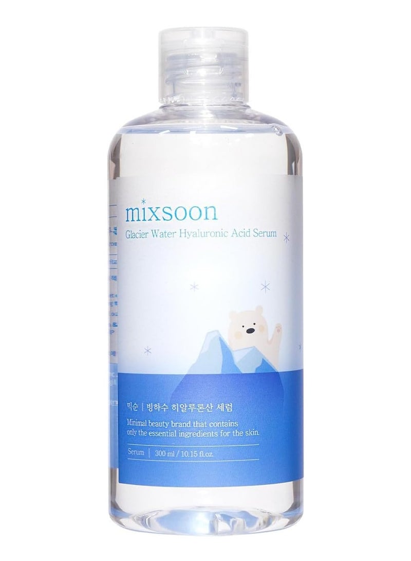 mixsoon mixsoon [] Glacier Water Hyaluronic Acid Serum 10.14 fl oz / 300ml | Hyaluronic Serum for skin soothing and skin moisturization | Cruelty-free  - Image 1