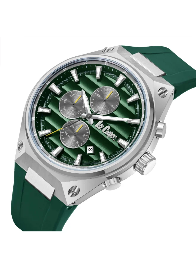 Lee Cooper Men's Leather Multi Function Watch LC08063.377 - 45 mm