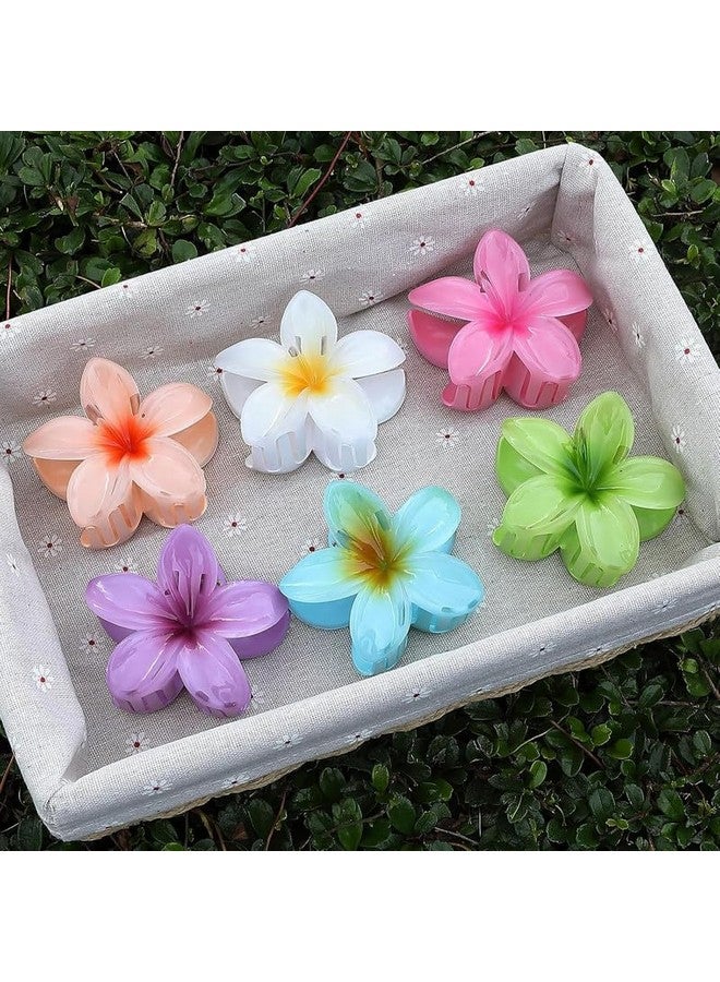 FREEBIES Mini Flower Hair Claw Clips Wonderful Gift,Strong Hold Cluture for Women Thick & Thin Hair, Fabulous color Stylish Floral Hair Accessory for Women, Secure Grip, Color-Multi, Pack of 3 - Image 4