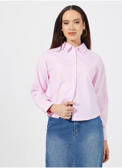 Striped Regular Fit Collared Shirt - pzsku/ZFF8787C58CB0AA3DC903Z/45/_/1738970627/fb6d7a3e-2f65-4eef-96de-bd9930b74586