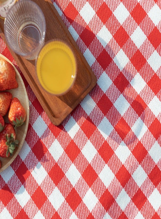 متاح في المخزون - حصيرة شاطئ مقاومة للماء وسميكة للتخييم الخارجي، النزهات، والمشي لمسافات طويلة – مقاس كبير 150*200 سم، مصنوعة من البوليستر و PEVA - Image 2