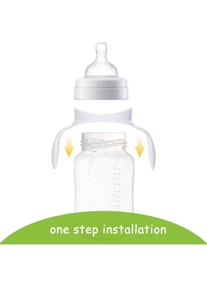 ROMIRUS Compatible Bottle Handles for Philips Avent Anti-Colic AirFree Vent Baby Bottles, 2 Count (Blue) - Image 3