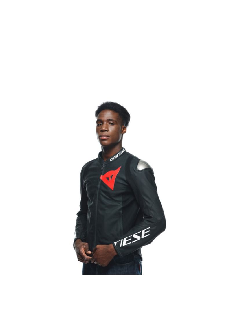 Dainese DAINESE SPORTIVA LEATHER JACKET PERF. BLACK-MATT/BLACK-MATT/BLACK-MATT  - Image 5