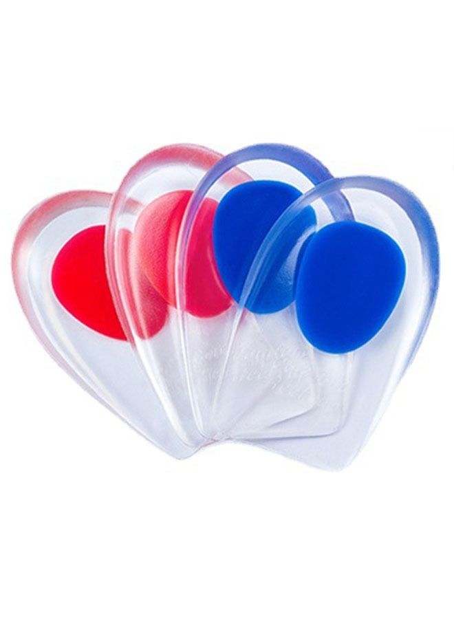 ZCM-HAPPY 2 Pairs Silicone Heel Support Pad Cup  - Image 1