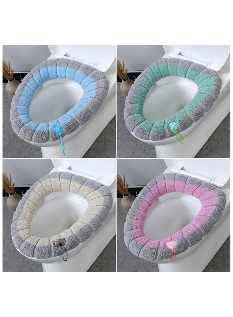 KASTWAVE Versatile Washable Fabric Toilet Seat Cover - Stretchable to Fit Any Size - Winter-Resistant and Personalized Comfort - Multiple Colors - Image 4