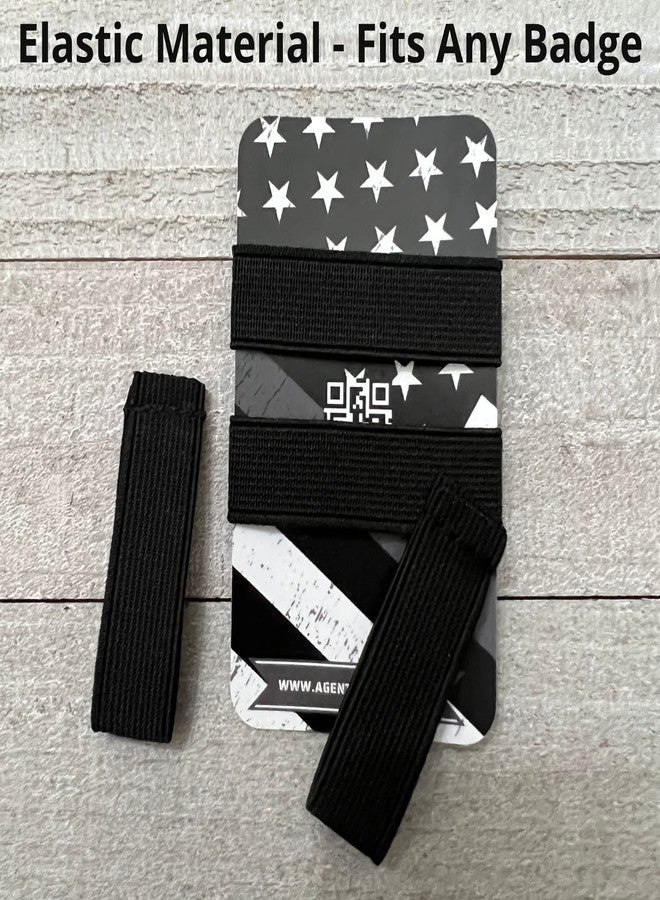 Agent Gear USA Mourning Bands for Badges - Black Elastic Mourning Bands - Funeral Honor Bands - 4 Pack - Image 4