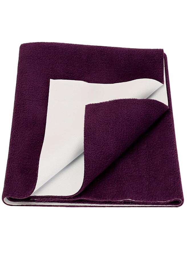 TAMRAT Quickly Dry Sheet for New Born Baby, Extra Absorbent & Anti-Piling Fleece Soft Dry Sheet, Reusable Waterproof Baby Dry Sheet for Toddler Infant (Medium, Purple) - Image 1