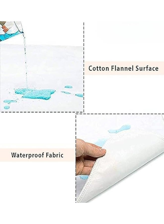 TAMRAT Quickly Dry Sheet for New Born Baby, Extra Absorbent & Anti-Piling Fleece Soft Dry Sheet, Reusable Waterproof Baby Dry Sheet for Toddler Infant (Medium, Purple) - Image 2