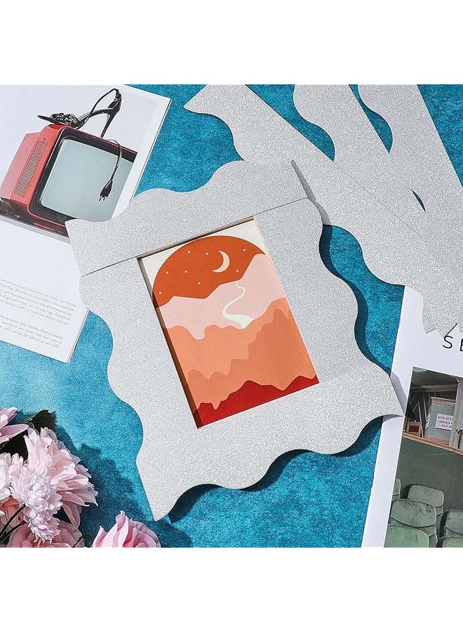 إيروريكس حدود لوحة الإعلانات اللامعة، حدود مزخرفة، حدود لوحة الإعلانات، حدود لوحة الإعلانات المزخرفة، حدود الملصقات، شرائط تزيين الفصول الدراسية، فضية لامعة - Image 4