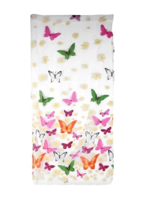 Romantic Butterfly Transparent Curtains Tulle 1x2m for Casement And Door