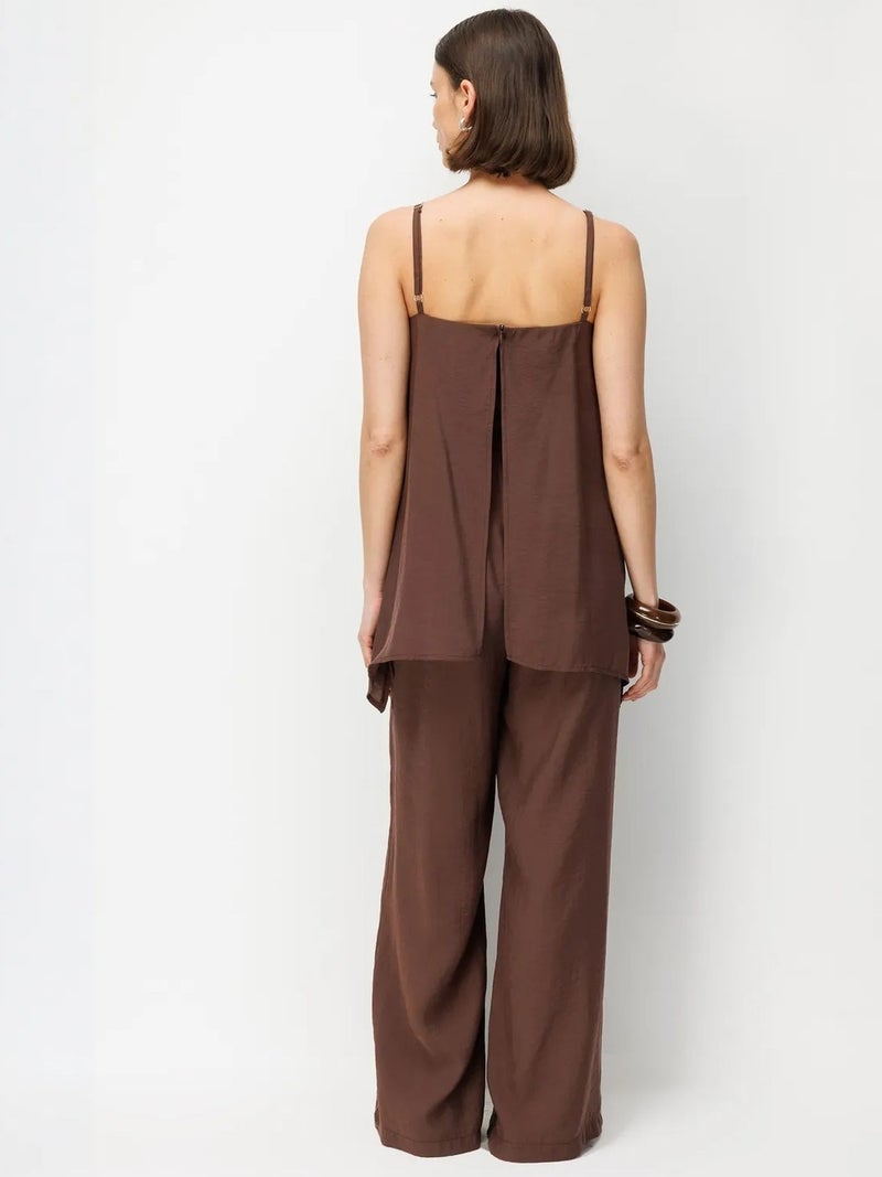 MIXRAY Wide-Leg Halter Jumpsuit - Image 4