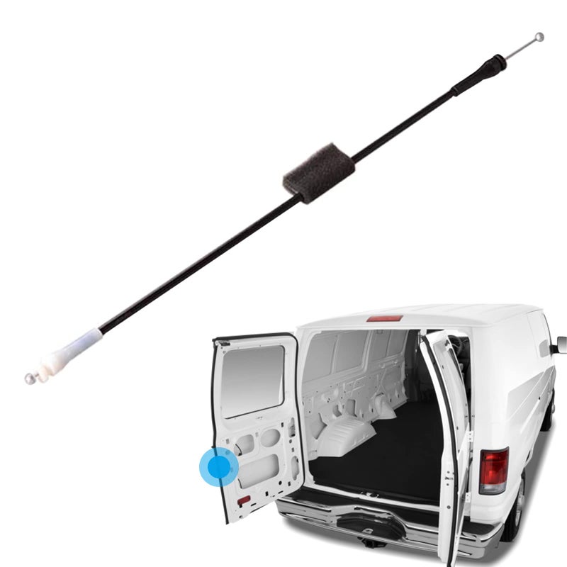 Unikpas Rear Left Side Cargo Door Latch Cable Compatible for Ford E150 E250 E350 E450 Replaces 924352 8C2Z15431A03A