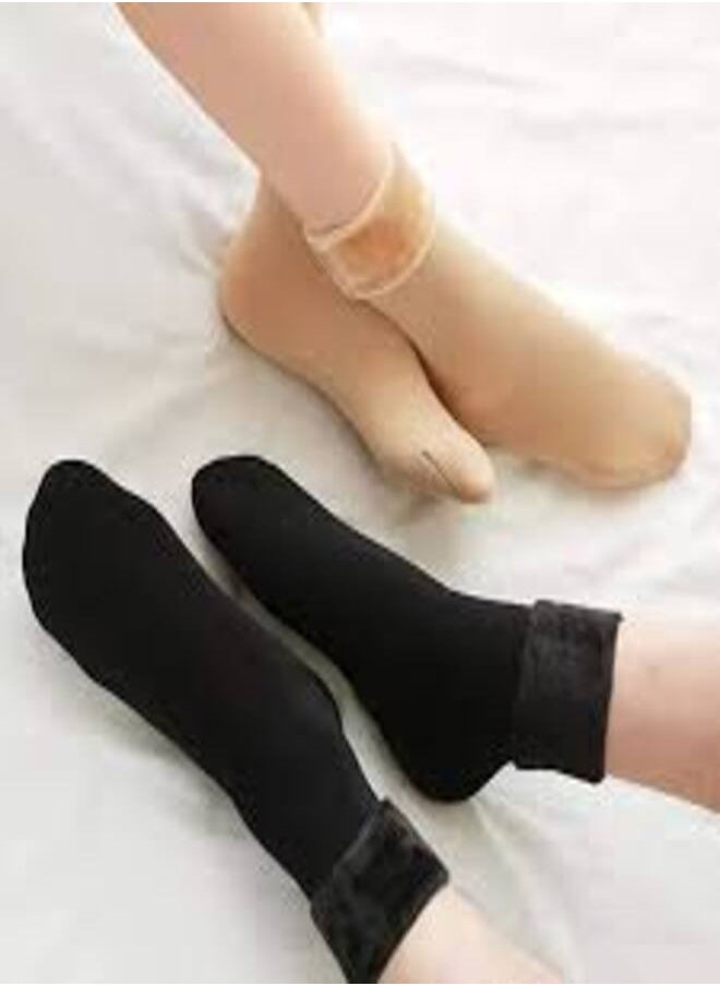 Shein - 2 pairs The original quilted thermal fleece, say goodbye to the cold and enjoy all-day warmth and comfort - Image 1