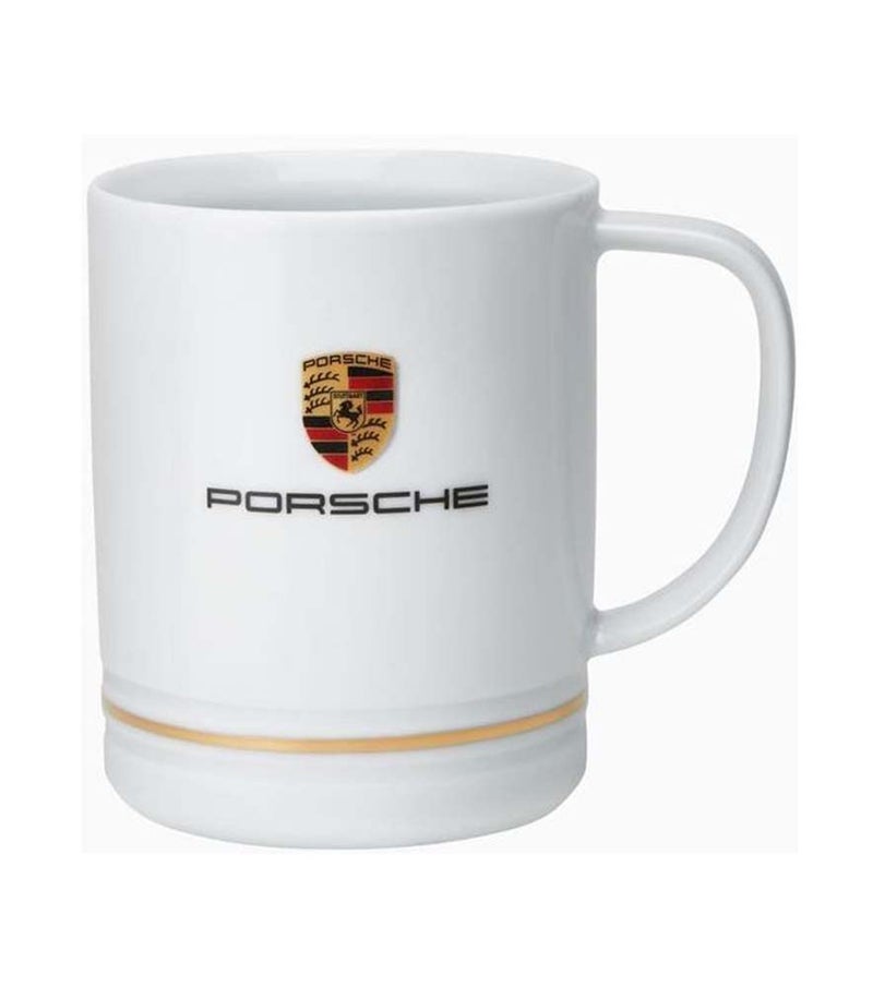 Porsche Porsche Crest Coffee Cup Mug Large 14 oz White