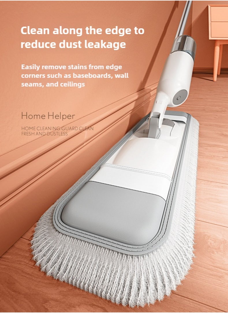 Haidue 360° Rotating Spray Mop with Refillable Bottle - Lightweight Flat Mop for Wet & Dry Cleaning, 2 Washable Microfiber Pads, 350ml Tank, Quick-Drying, Perfect for All Type Of Surface  - Image 5