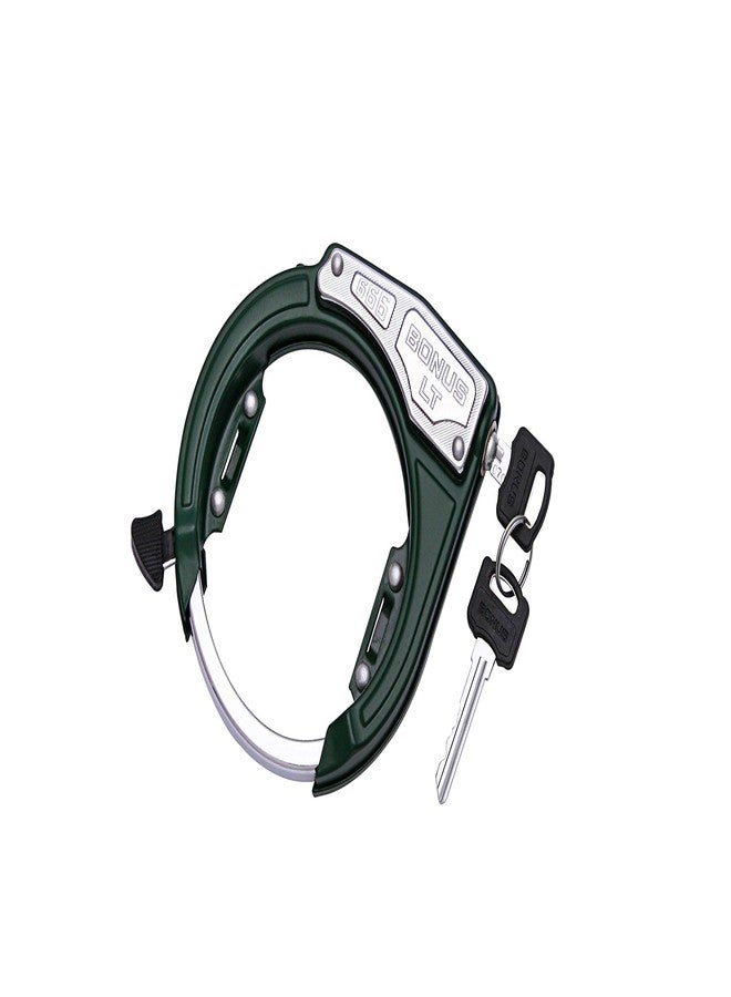 BONUS LT 666 Powder Coated, Nickel Side Key Cycle Lock (Green) - Image 1